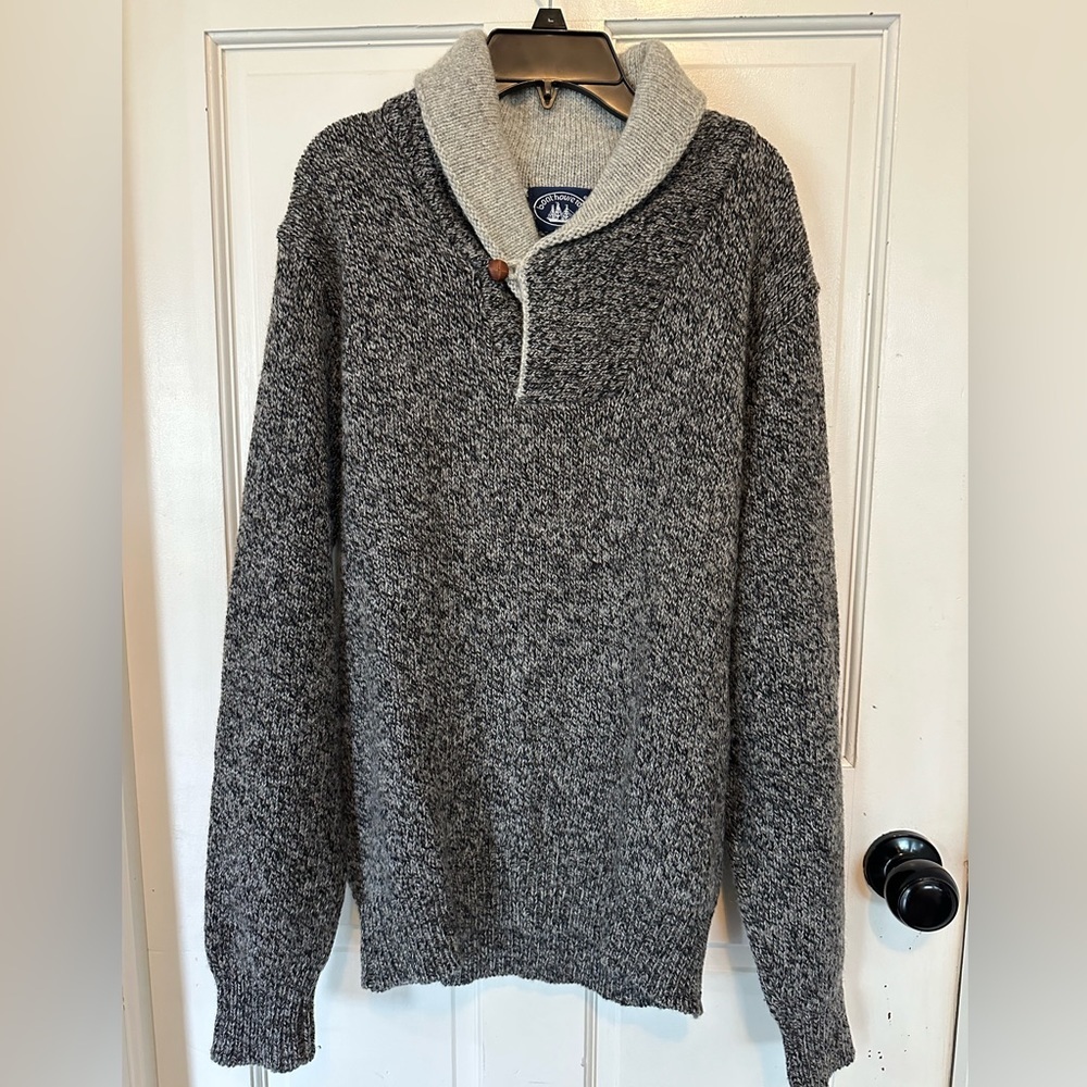 Boathouse‎ Row Vintage Gray Wool Blend Sweater Size Large